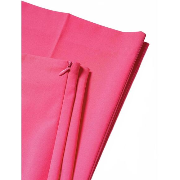 Mango Ankle Straight Leg Culotte Trouser Pants Pink NWT Size 8 - Picture 2 of 8